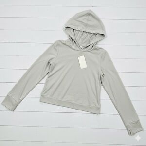 NWT All in Motion Women's Hoodie Light Gray Athletic Activewear Preppy Casual M